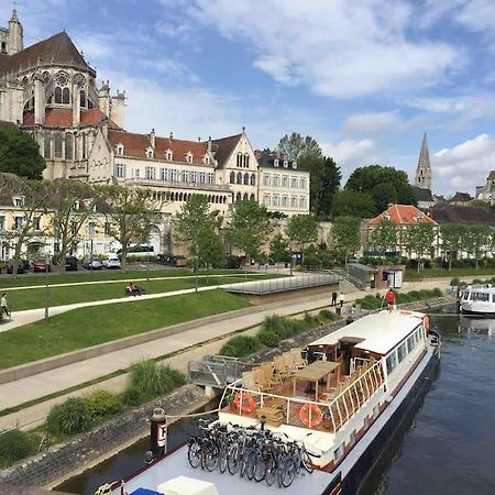 Bel Appart Au Centre-Ville Proche Gare Avec Wifi. Auxerre Bagian luar foto