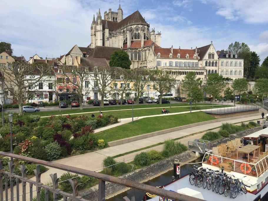 Bel Appart Au Centre-Ville Proche Gare Avec Wifi. Auxerre Bagian luar foto